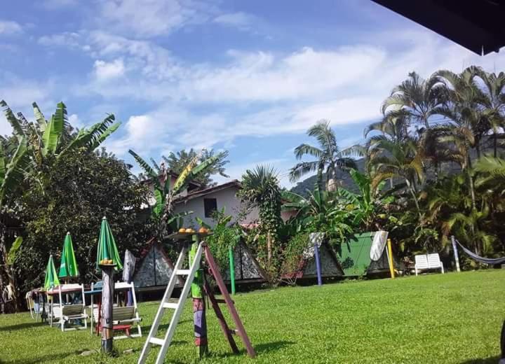 Farah Hostel Suites Camping Smartcamp E Passeio De Barco Boicucanga Exterior foto